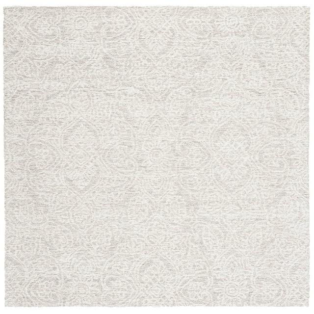 SAFAVIEH Metro Aditi Medallion Area Rug, Natural/Ivory, 8' x 8' Square