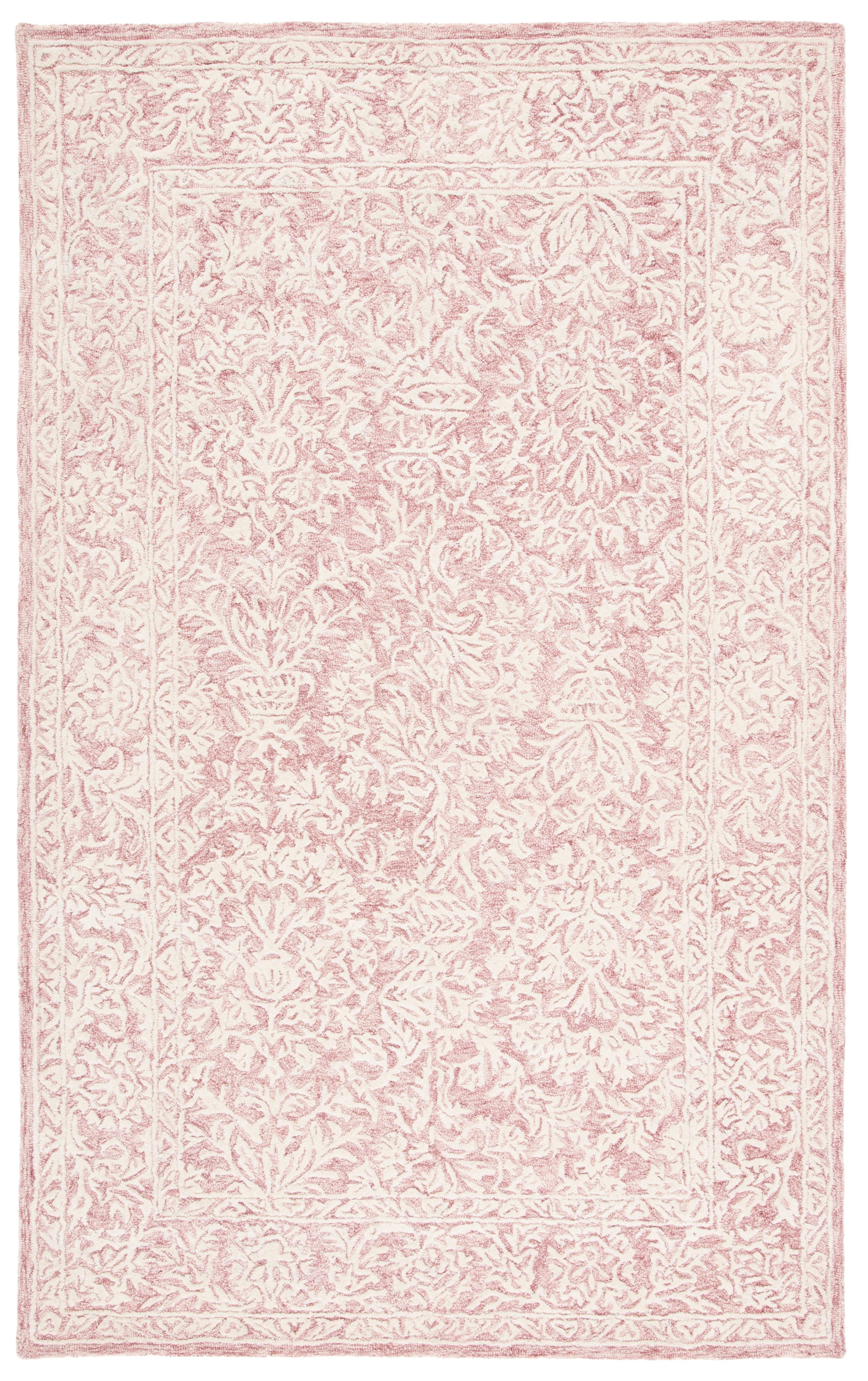 Metro MET864 Hand Tufted Indoor Accent Rug - Pink/Ivory - 3'x5' - Safavieh