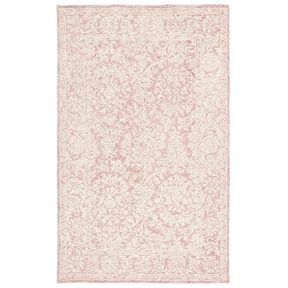 Metro MET864 Hand Tufted Indoor Accent Rug - Pink/Ivory - 3'x5' - Safavieh