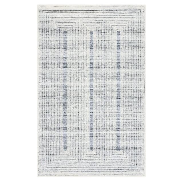 Metro MET991 Hand Tufted Indoor Area Rug - Light Grey/Ivory - 5'x8' - Safavieh