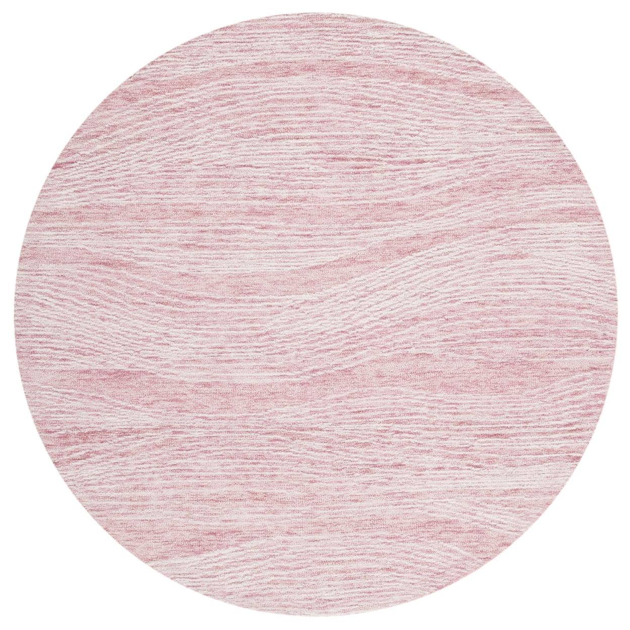 Metro MET995 Hand Tufted Indoor Area Rug - Pink/Ivory - 4'x6' - Safavieh