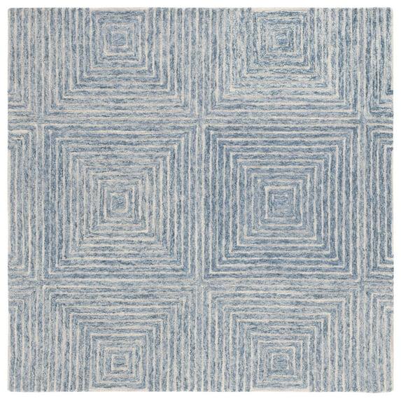 George Oliver Abstract Hand Tufted Performance Geometric Rug