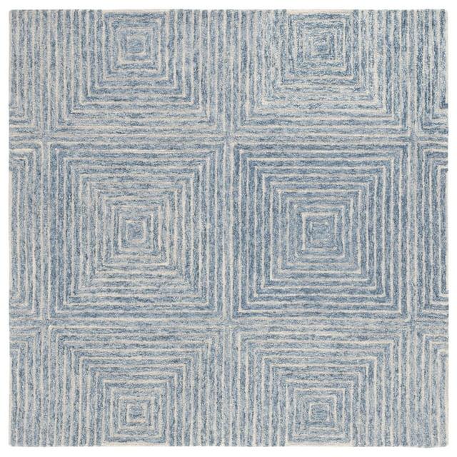 George Oliver Abstract Hand Tufted Performance Geometric Rug