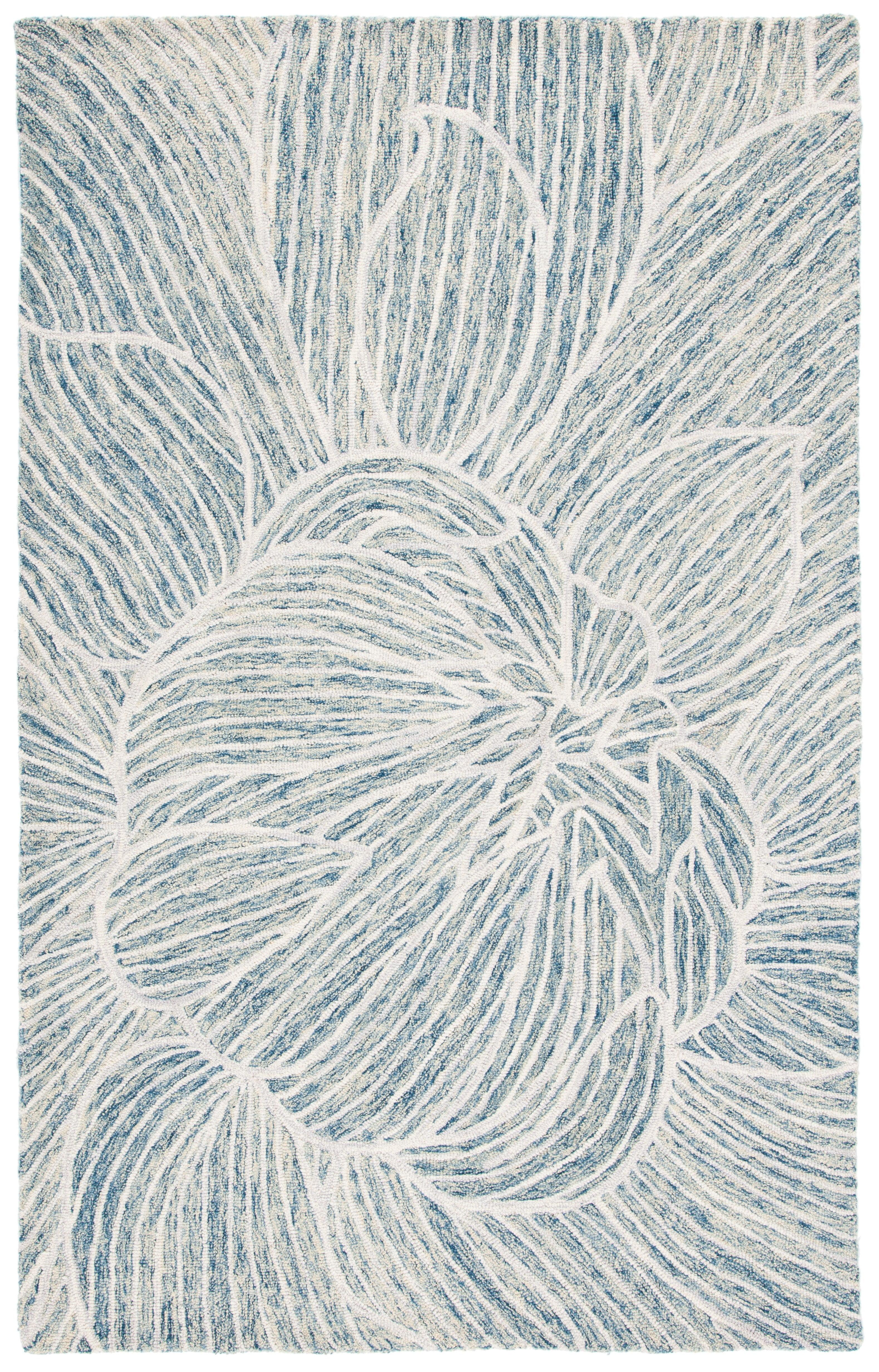 SAFAVIEH Metro Daragh Geometric Area Rug, Blue/Ivory, 3' x 5'