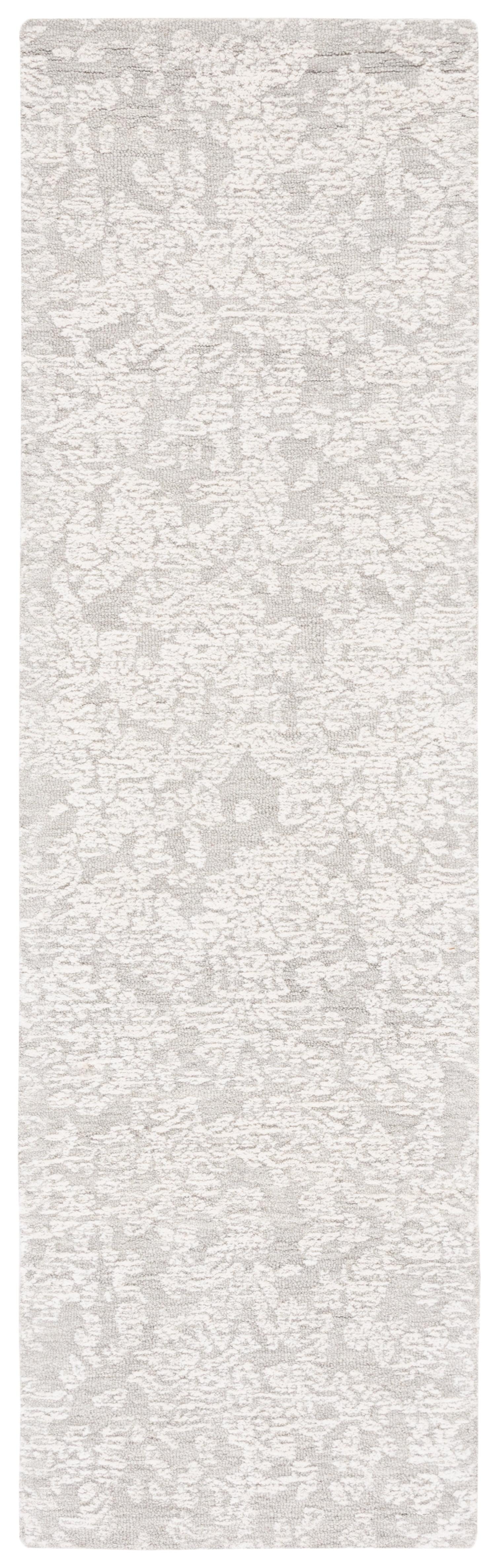 Metro MET805 Hand Tufted Runner Rug - Light Grey - 2'3"x8' - Safavieh.