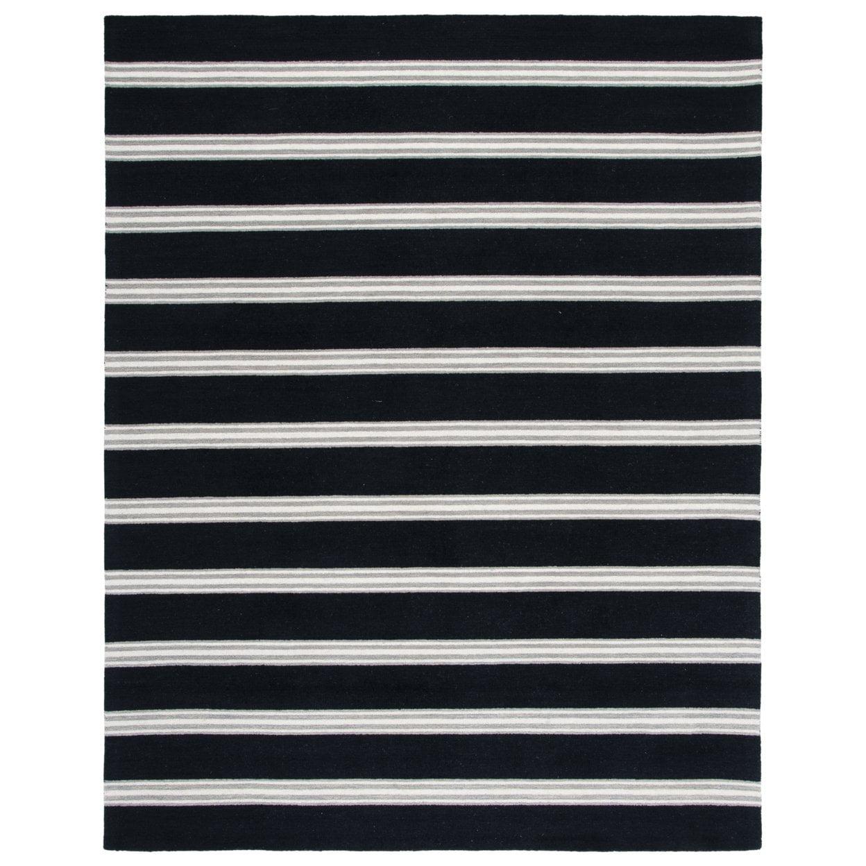 Metro MET601 Hand Tufted Indoor Area Rug - Black/Ivory - 6'x9' - Safavieh