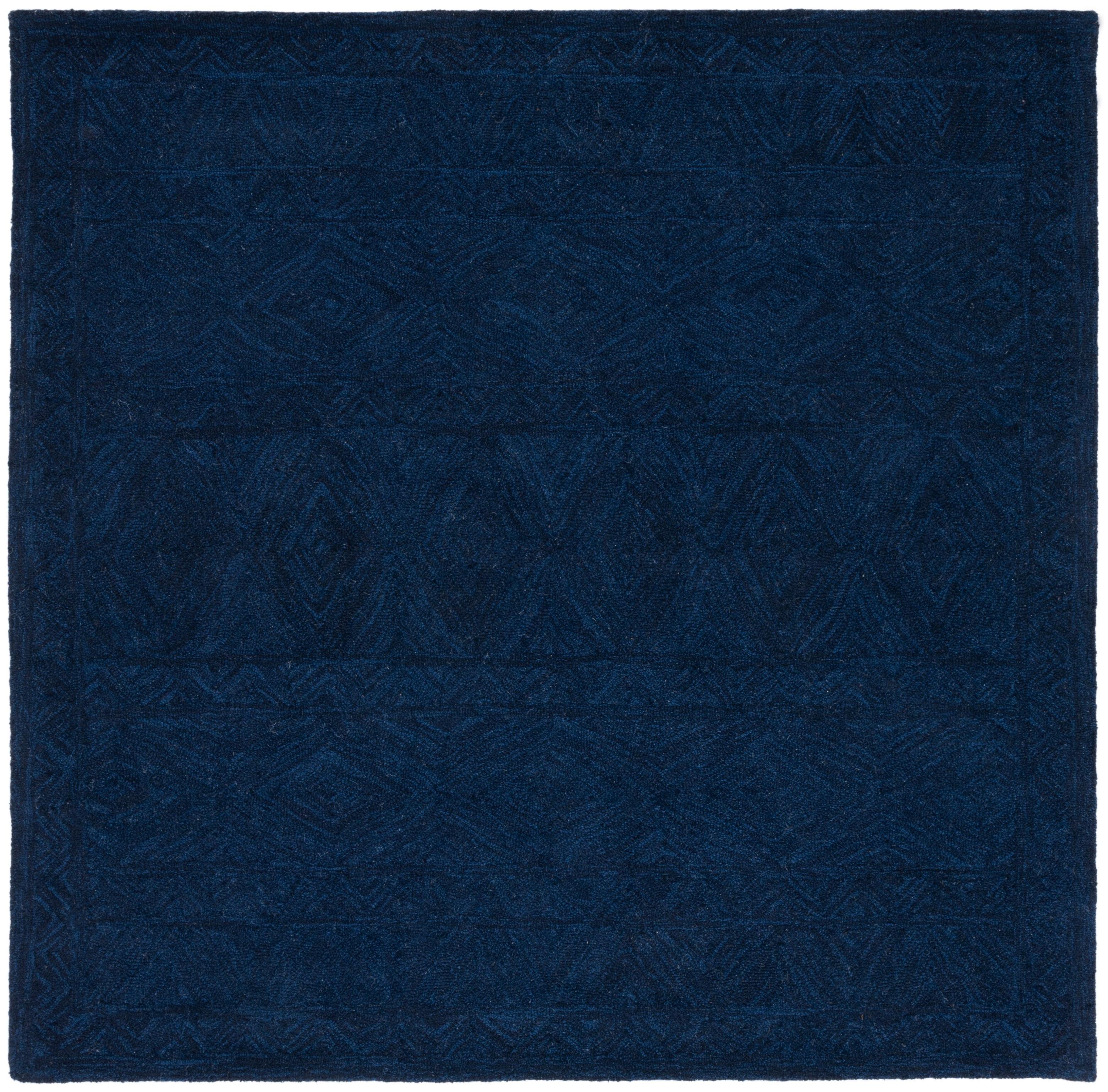 Metro MET125 Hand Tufted Area Rug - Blue - 6'x6' - Safavieh.