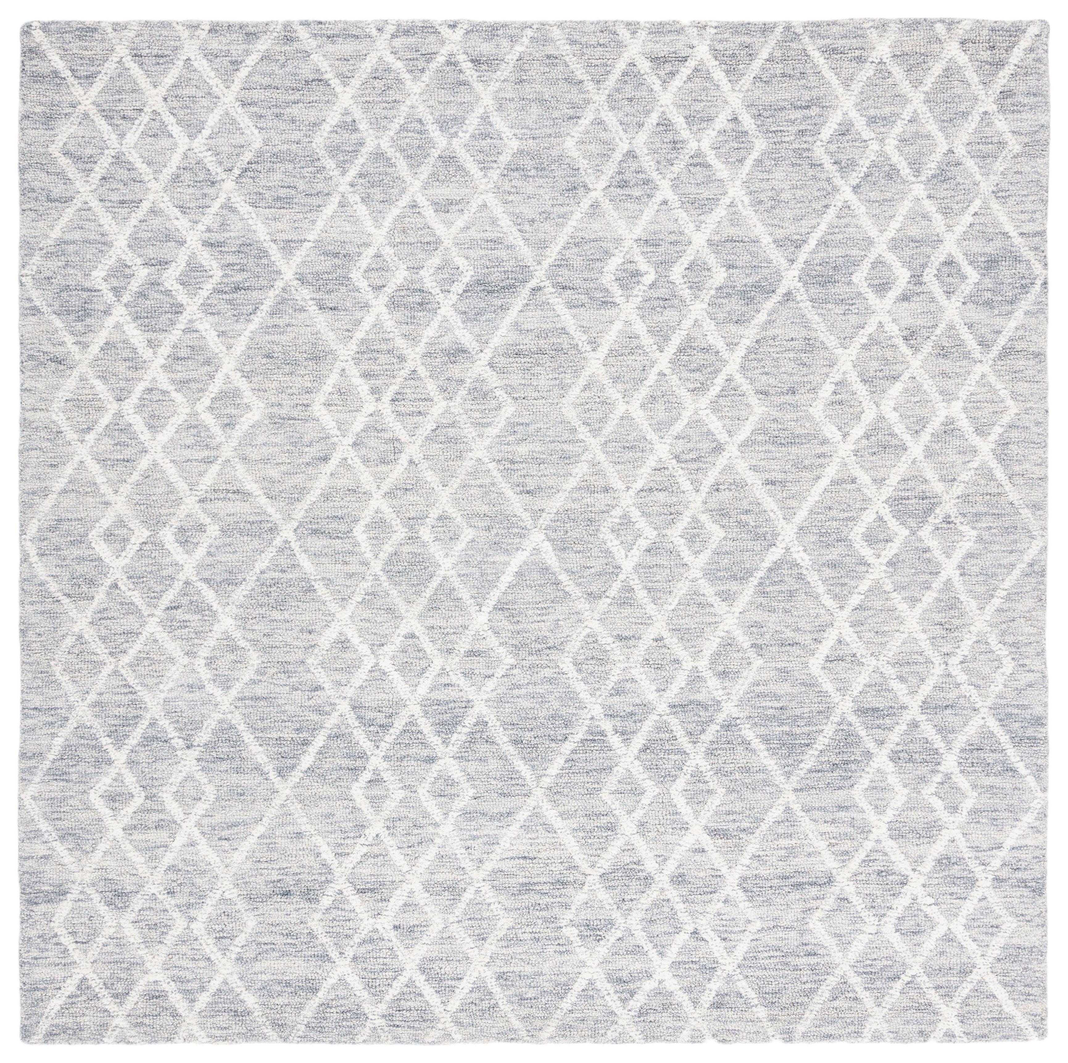 Deedgra Hand Tufted Wool Geometric Rug