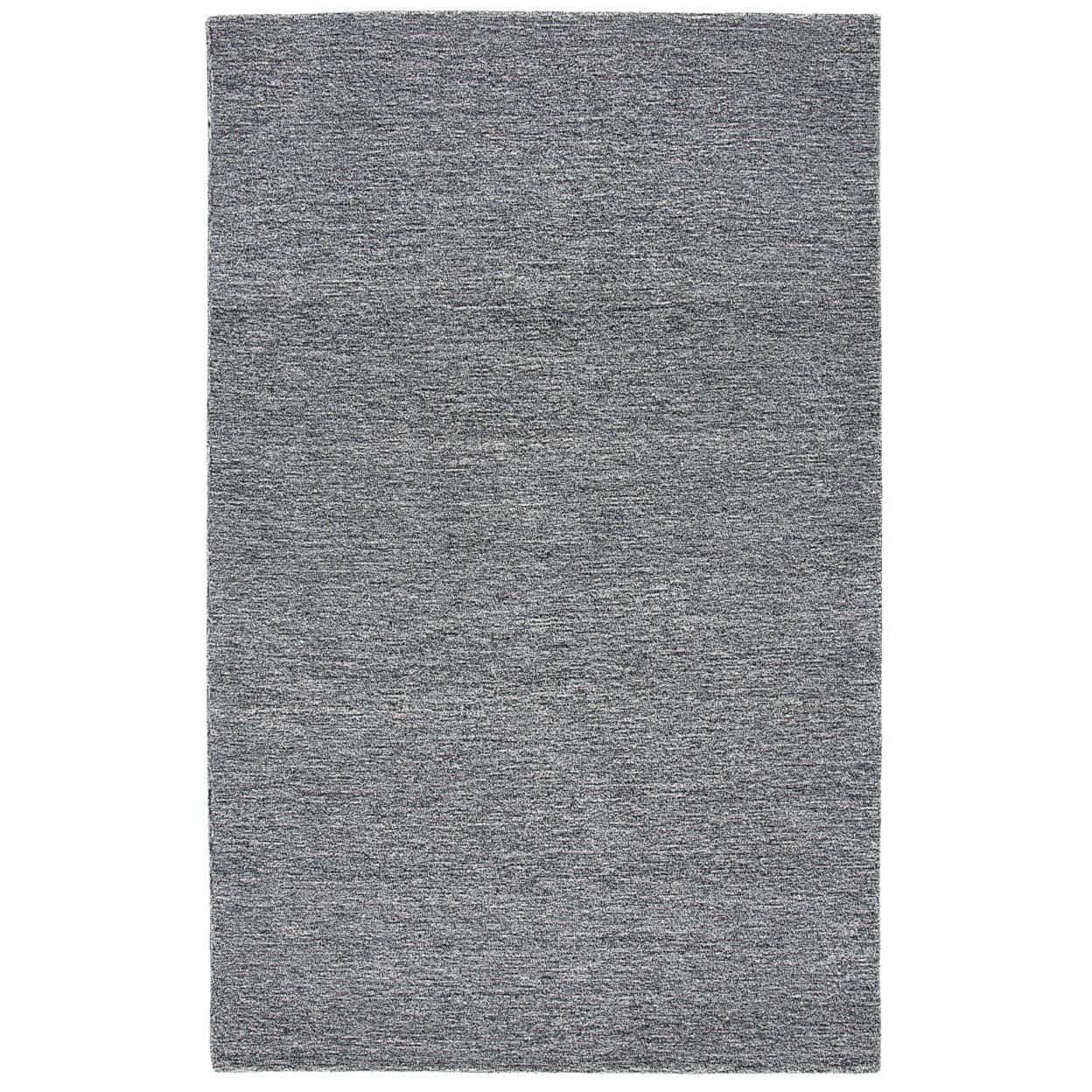 Metro MET867 Hand Tufted Indoor Area Rug - Black/Ivory - 4'x6' - Safavieh