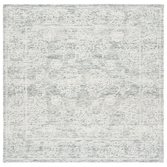 Metro MET806 Hand Tufted Indoor Area Rug - Natural/Grey - 6'x6' - Safavieh