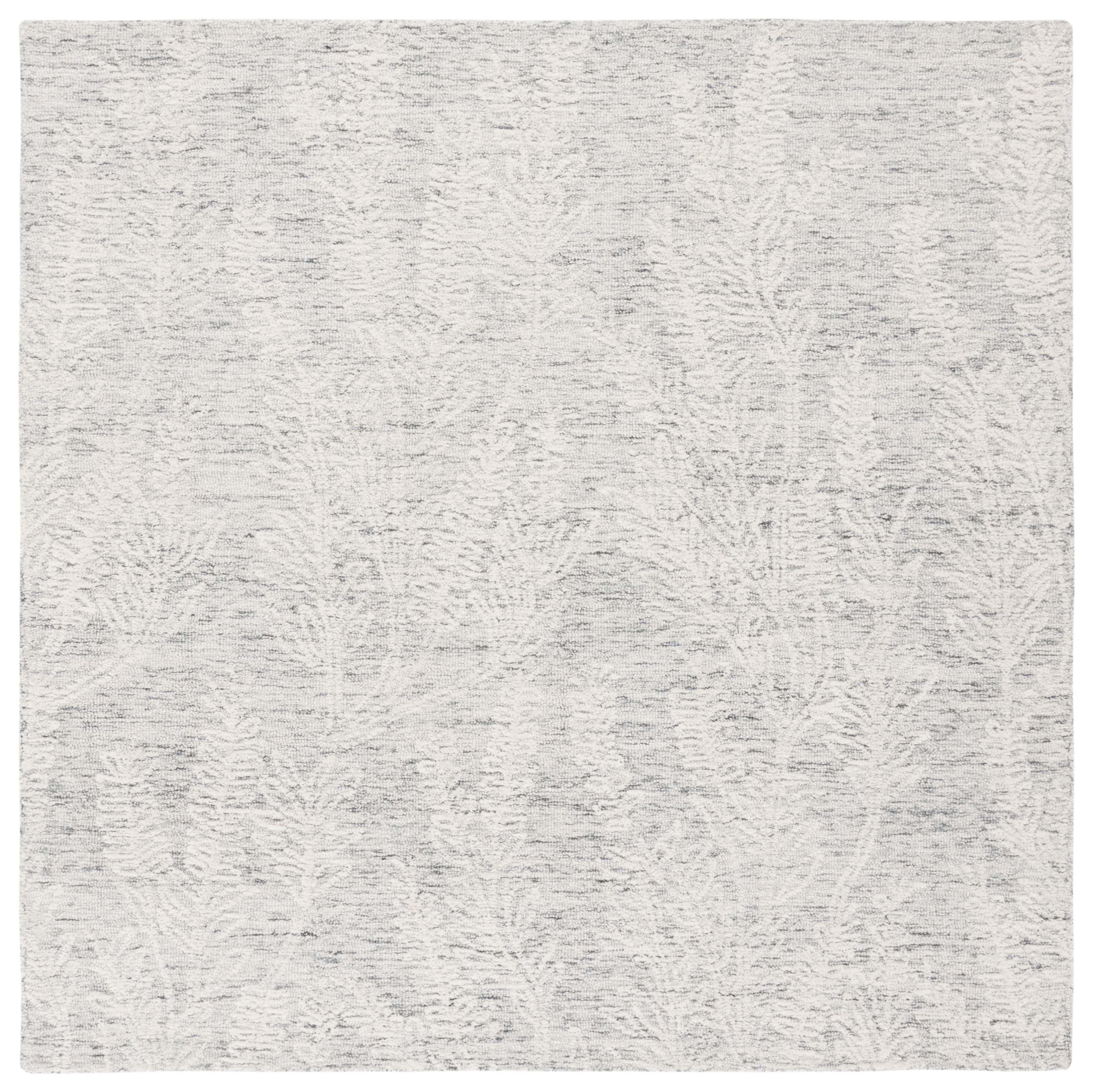 Metro MET877 Hand Tufted Indoor Area Rug - Grey/Ivory - 6'x6' - Safavieh