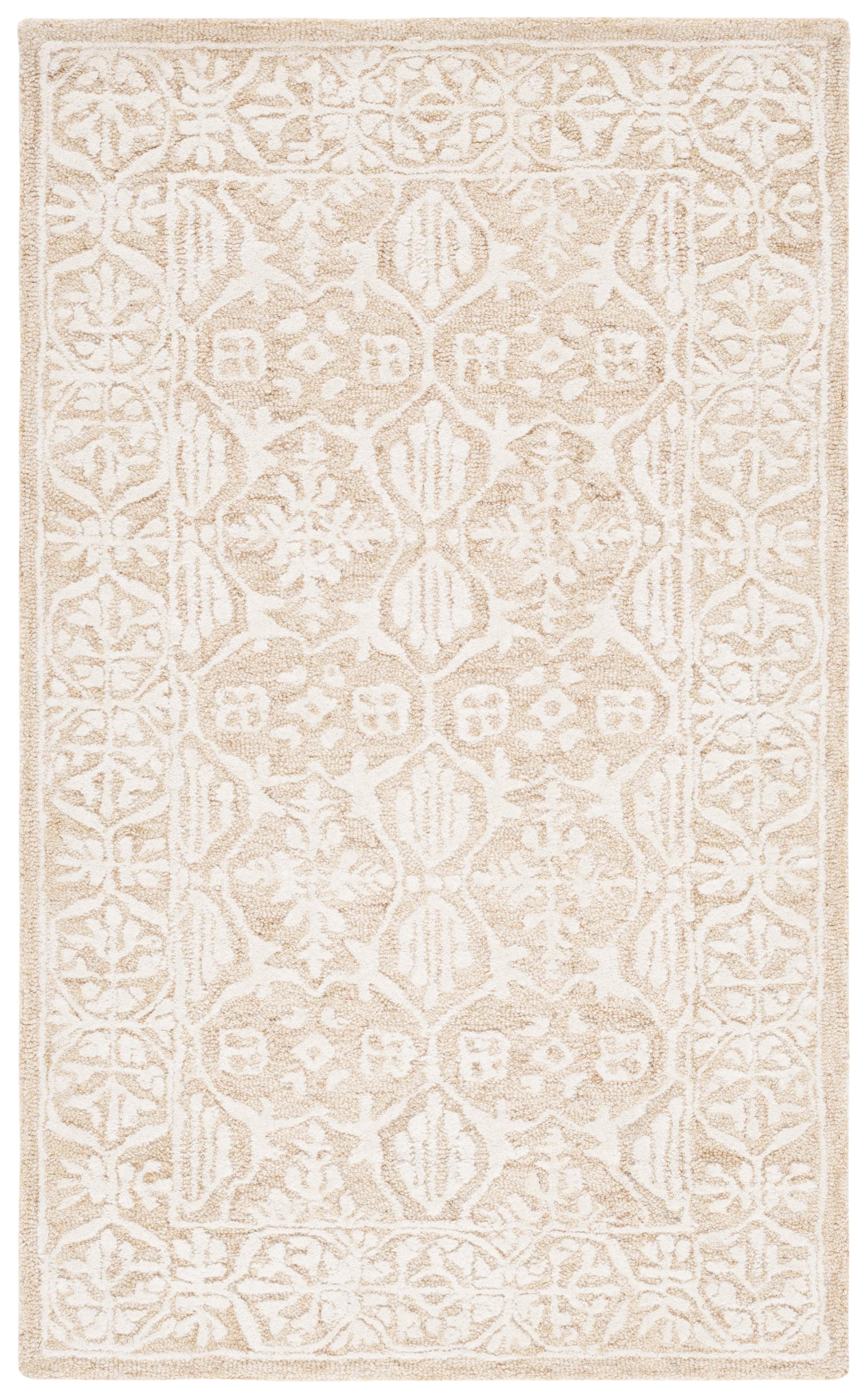 Metro MET903 Hand Tufted Indoor Area Rug - Gold/Ivory - 4'x6' - Safavieh