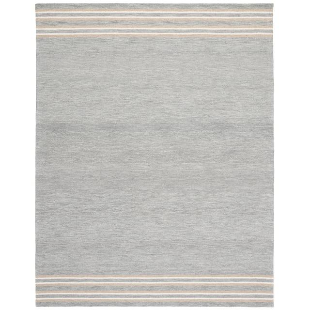 SAFAVIEH Metro Shelby Striped Area Rug, Grey/Brown, 8' x 10'