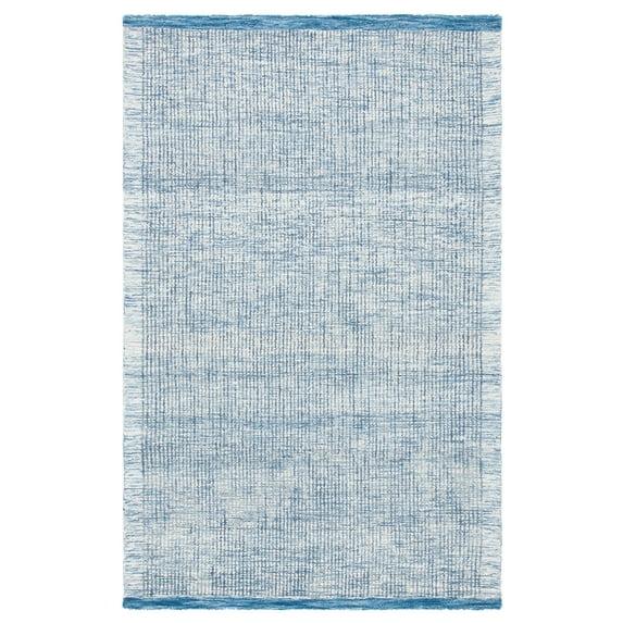 Metro MET151 Hand Tufted Indoor Area Rug - Ivory/Blue - 4'x6' - Safavieh