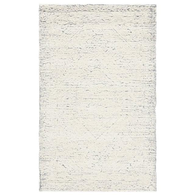 Metro MET184 Hand Tufted Indoor Area Rug - Grey/Ivory - 4'x6' - Safavieh