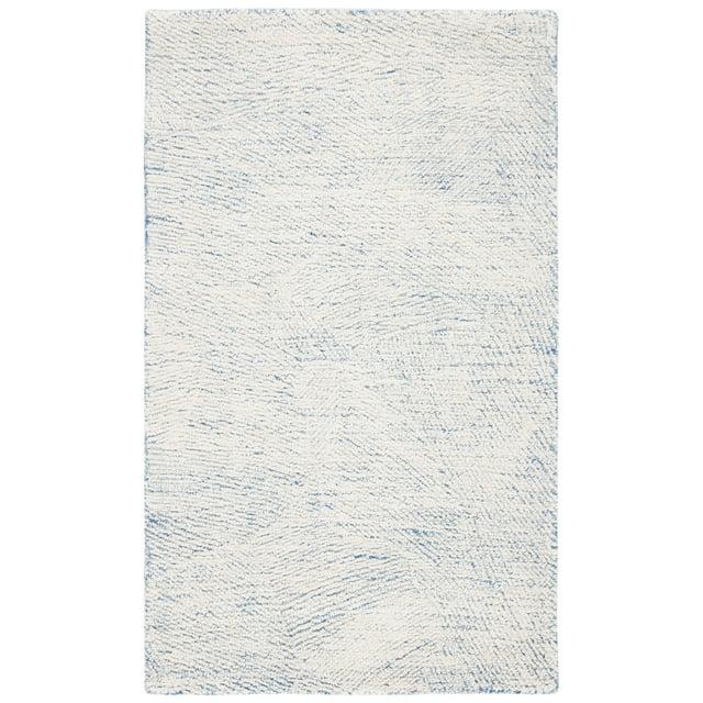 Metro MET999 Hand Tufted Indoor Accent Rug - Blue/Ivory - 3'x5' - Safavieh