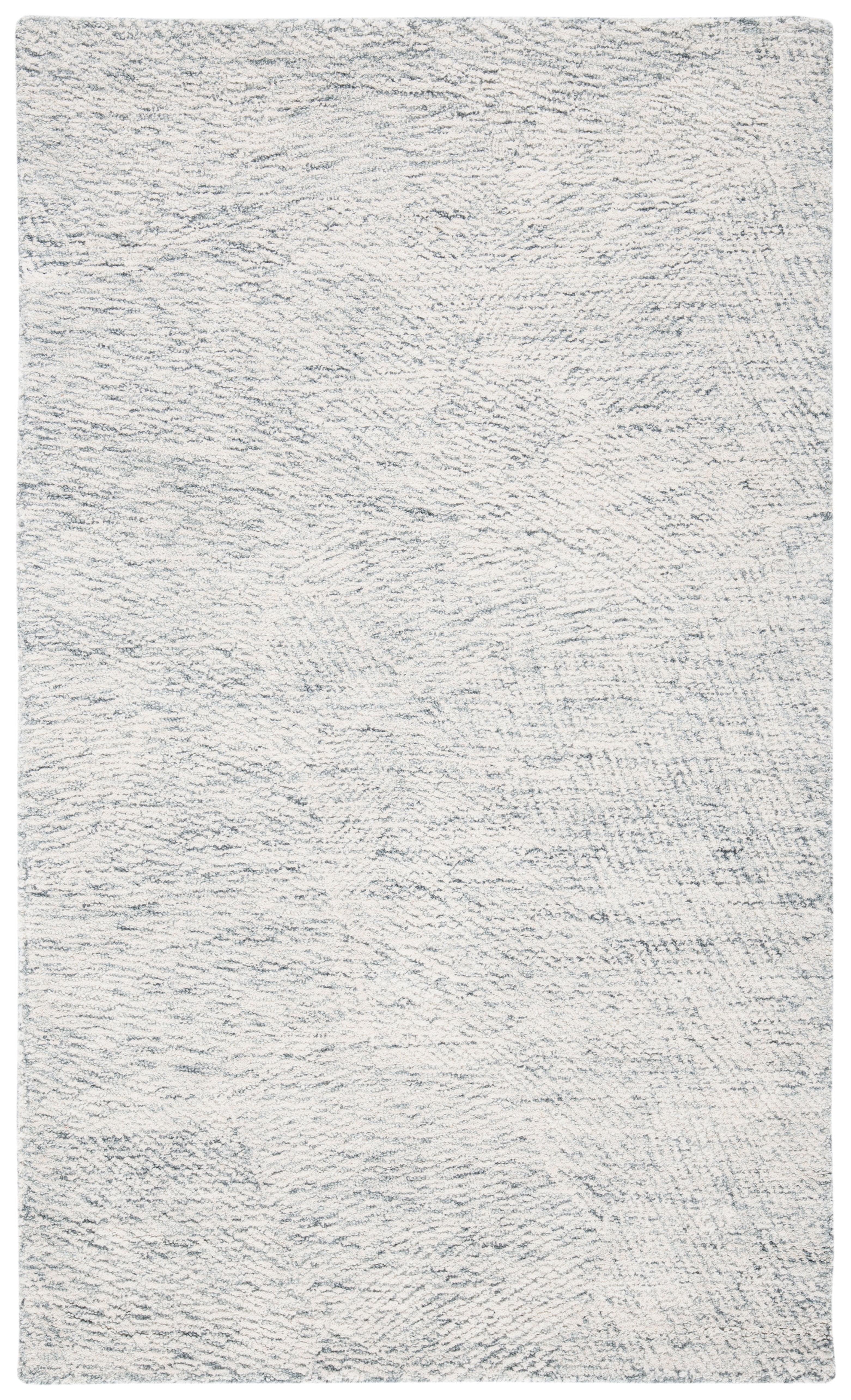 Metro MET999 Hand Tufted Indoor Accent Rug - Dark Grey/Ivory - 3'x5' - Safavieh