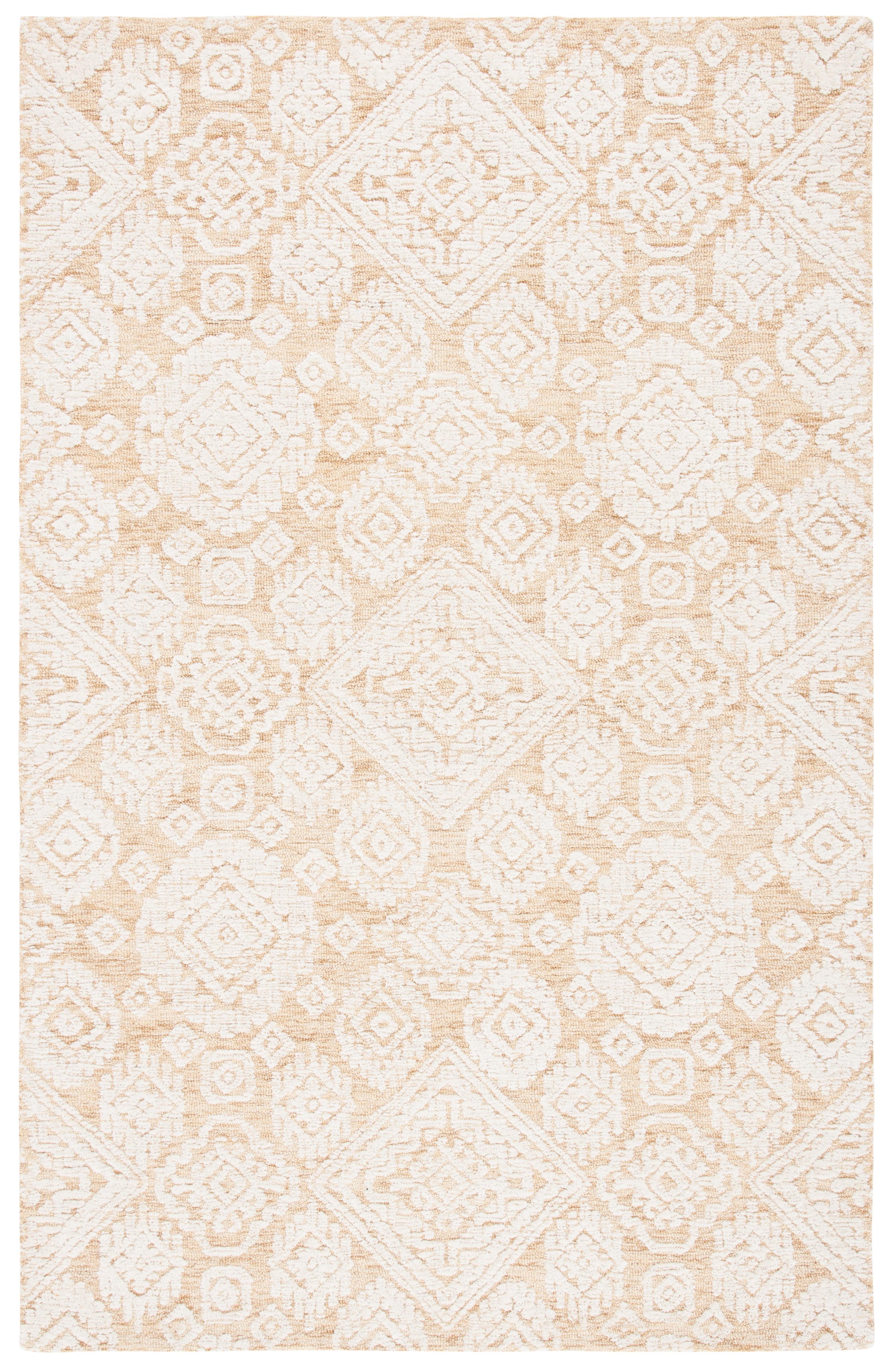 Metro MET987 Hand Tufted Indoor Area Rug - Gold/Ivory - 6'x9' - Safavieh