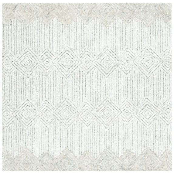 Metro MET401 Hand Tufted Area Rug - Beige/Ivory - 6'x6' - Safavieh.