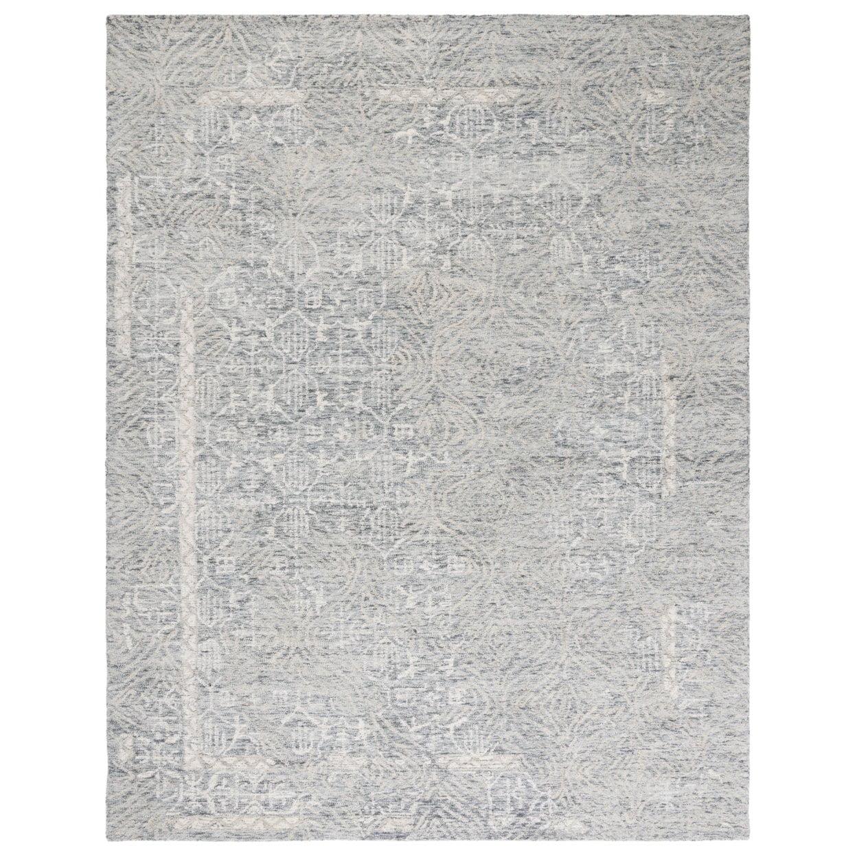 Metro MET905 Hand Tufted Area Rug - Gray/Ivory - 4'x6' - Safavieh.