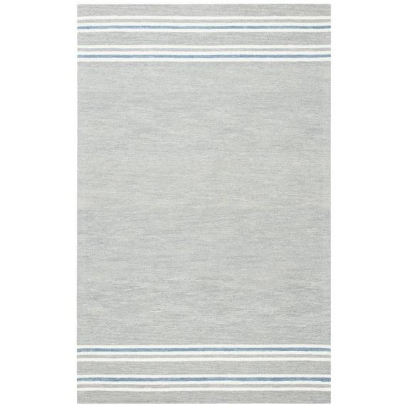 SAFAVIEH Metro Shelby Striped Area Rug, Grey/Blue, 3' x 5'