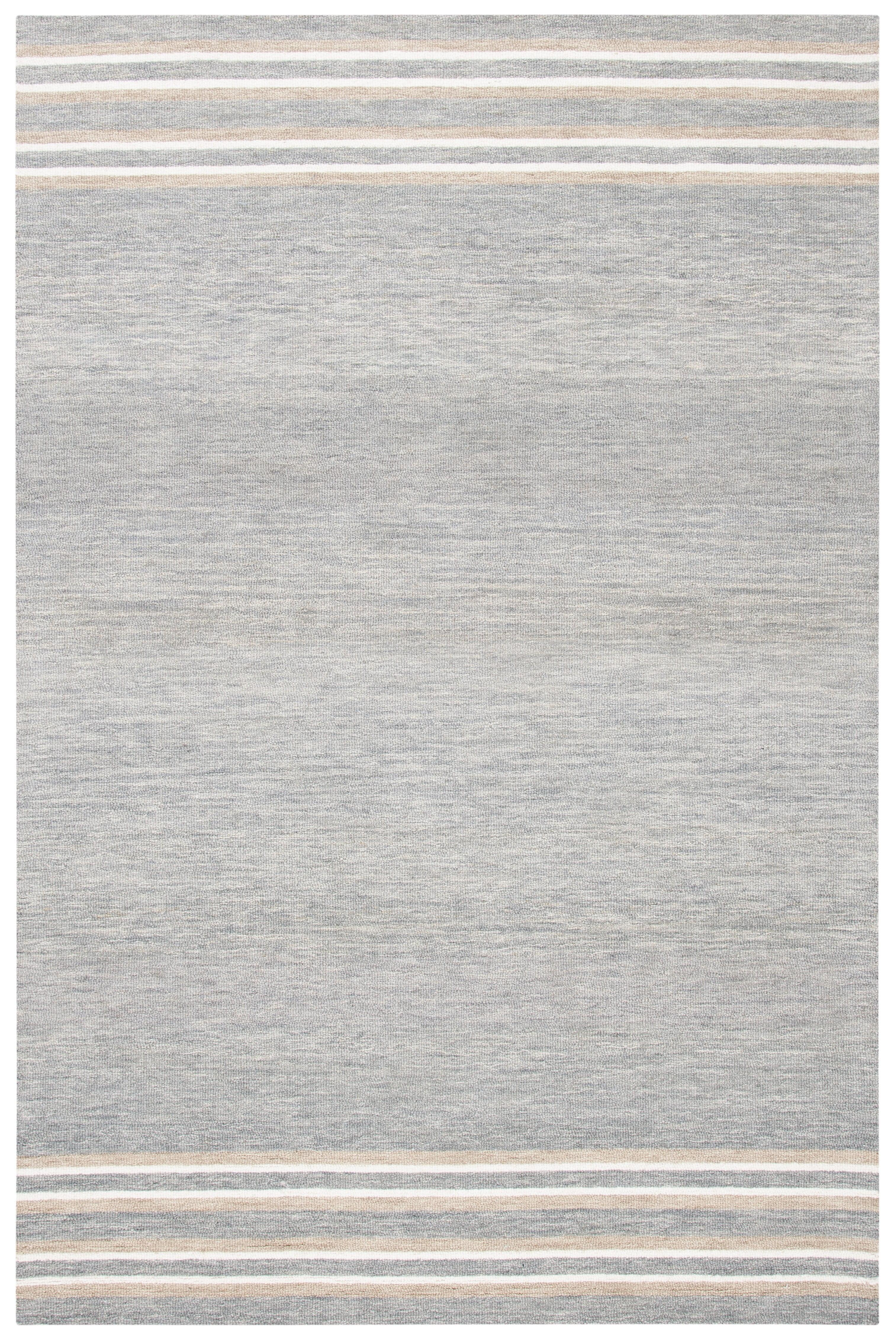 Metro MET603 Hand Tufted Indoor Area Rug - Grey/Brown - 6'x9' - Safavieh