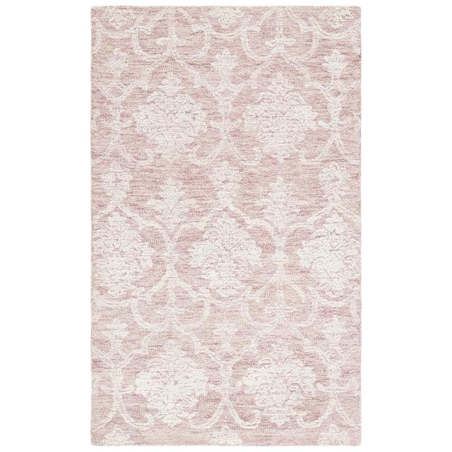 Metro MET996 Hand Tufted Indoor Accent Rug - Pink/Ivory - 3'x5' - Safavieh