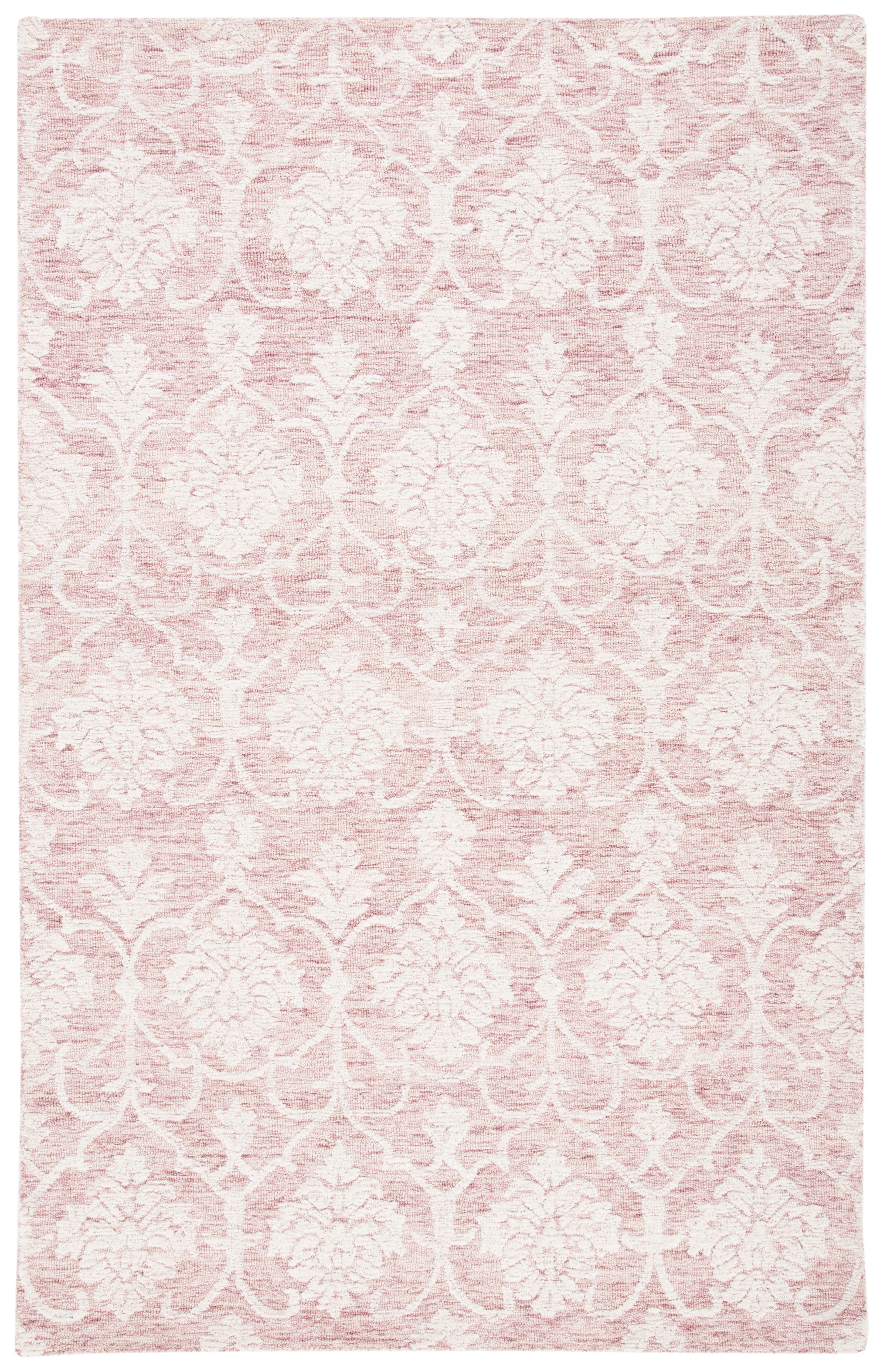 Metro MET996 Hand Tufted Indoor Area Rug - Pink/Ivory - 5'x8' - Safavieh