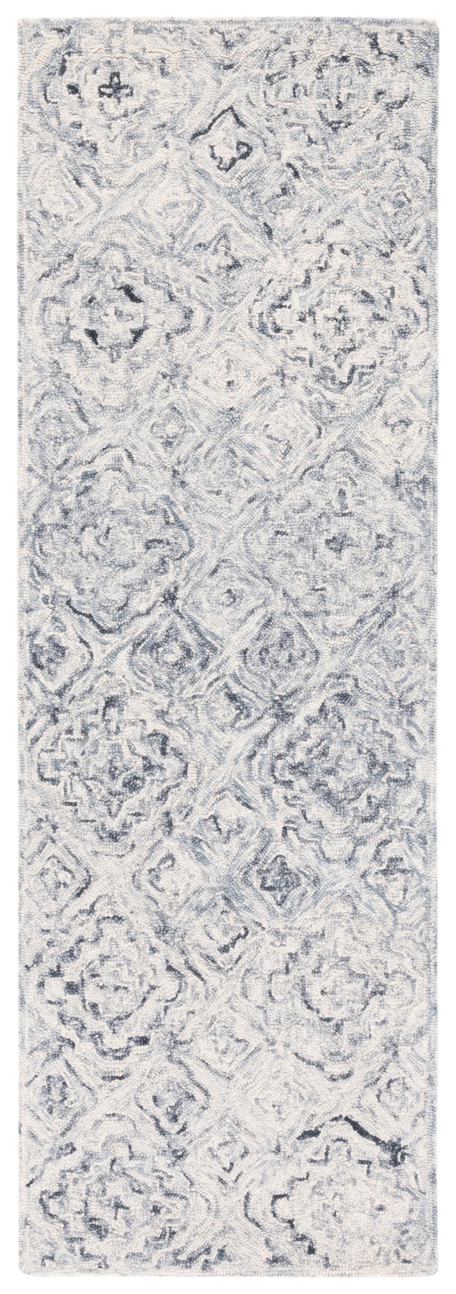 Micro-Loop MLP776 Hand Tufted Runner Rug - Grey/Beige - 2'3"x7' - Safavieh.