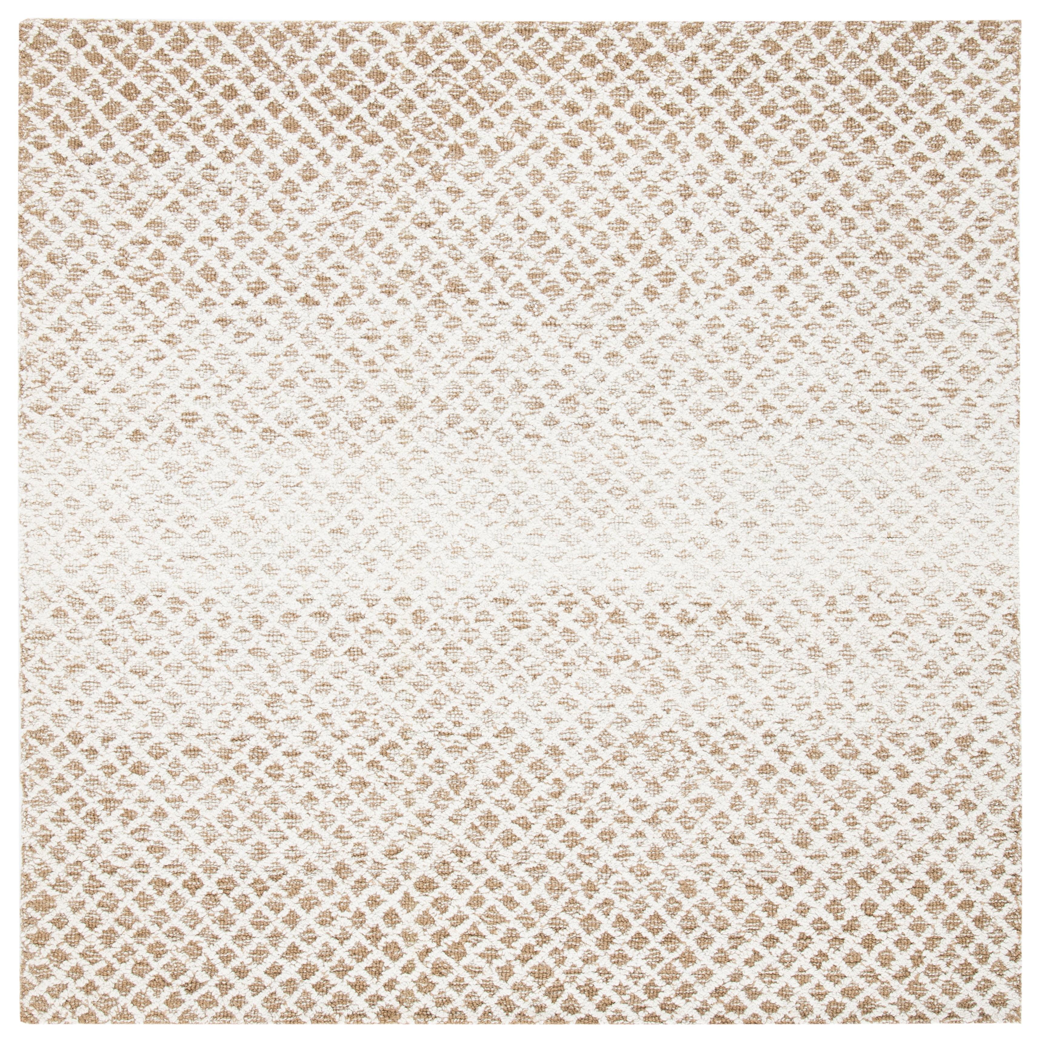 Micro-Loop MLP353 Hand Tufted Indoor Area Rug - Beige/Ivory - 5'x5' - Safavieh