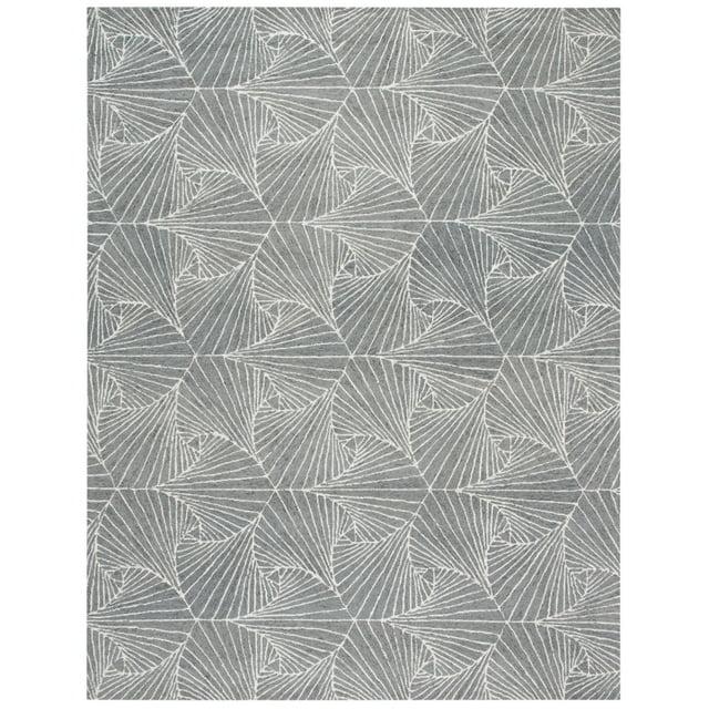 Micro-Loop MLP174 Hand Tufted Runner Rug - Grey/Ivory - 2'3"x7' - Safavieh.