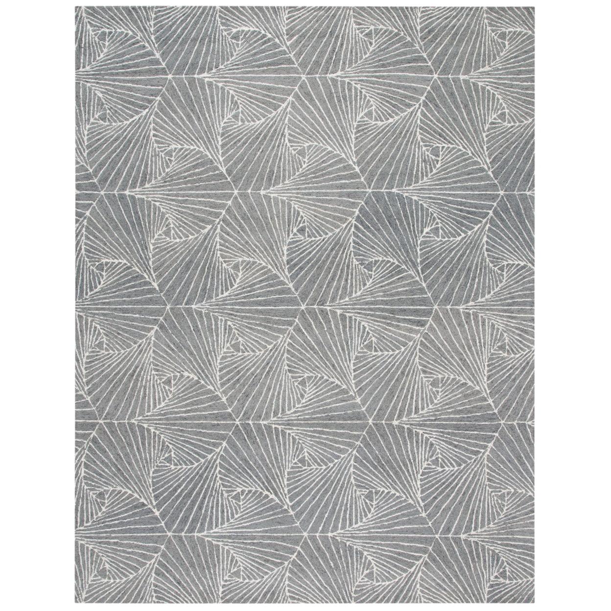 Micro-Loop MLP174 Hand Tufted Area Rug - Grey/Ivory - 8'x10' - Safavieh.