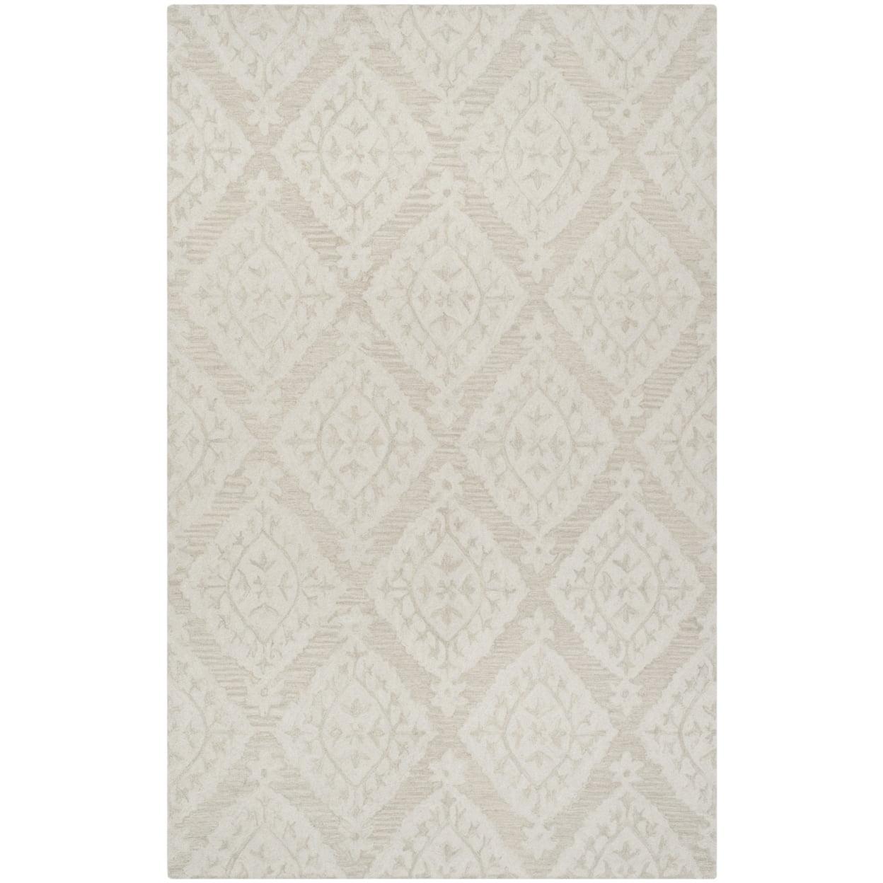 SAFAVIEH Micro-Loop Collection MLP210B Handmade Beige Rug