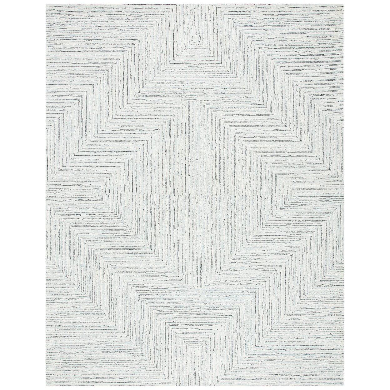 Micro-Loop MLP176 Hand Tufted Area Rug - Light Grey/Ivory - 5'x8' - Safavieh.