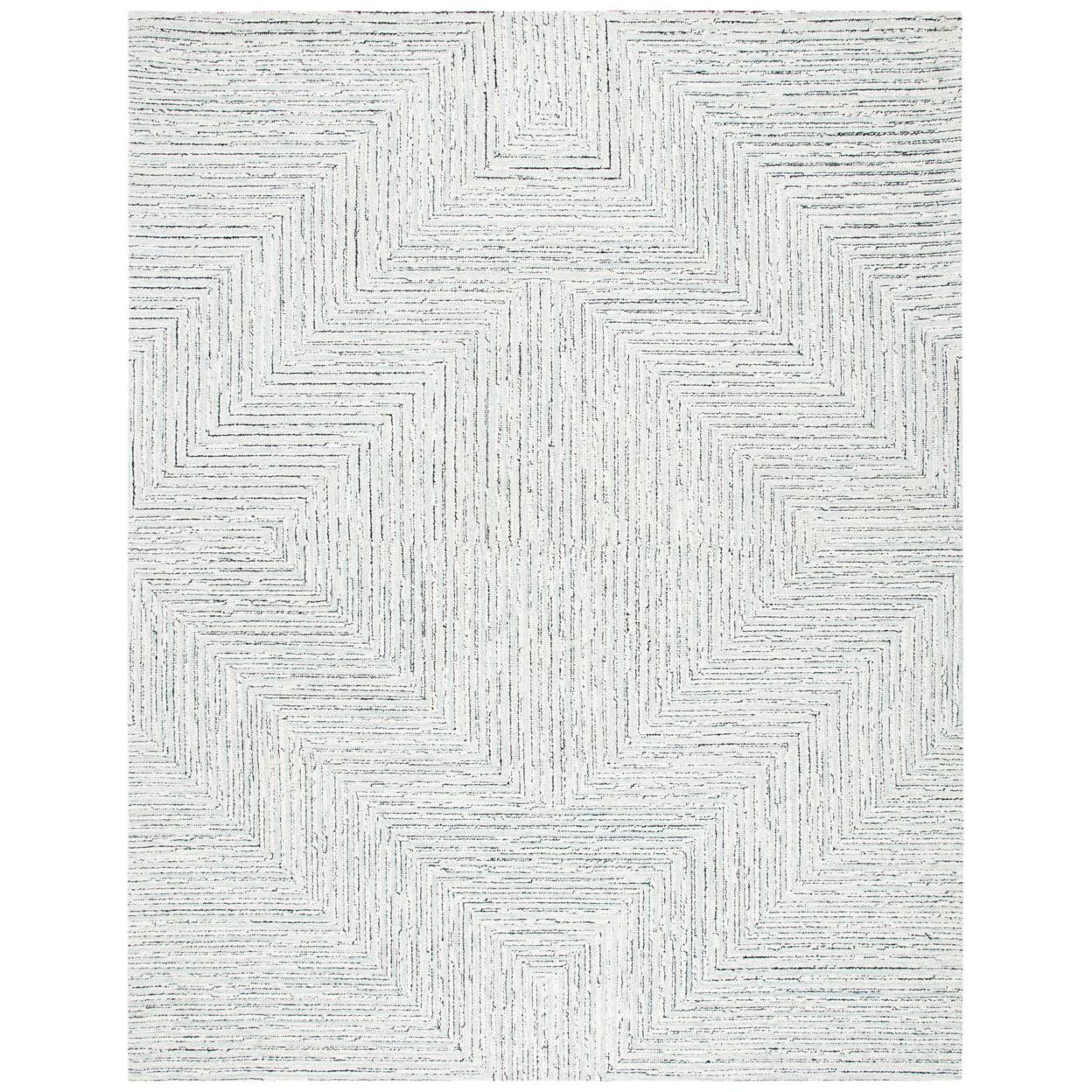 Micro-Loop MLP176 Hand Tufted Area Rug - Light Grey/Ivory - 6'x9' - Safavieh.