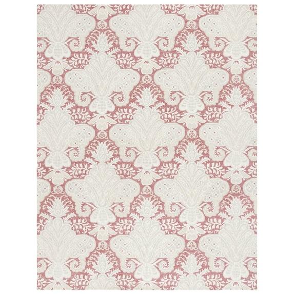 Micro-Loop MLP539 Hand Tufted Indoor Area Rug - Pink/Beige - 9'x12' - Safavieh