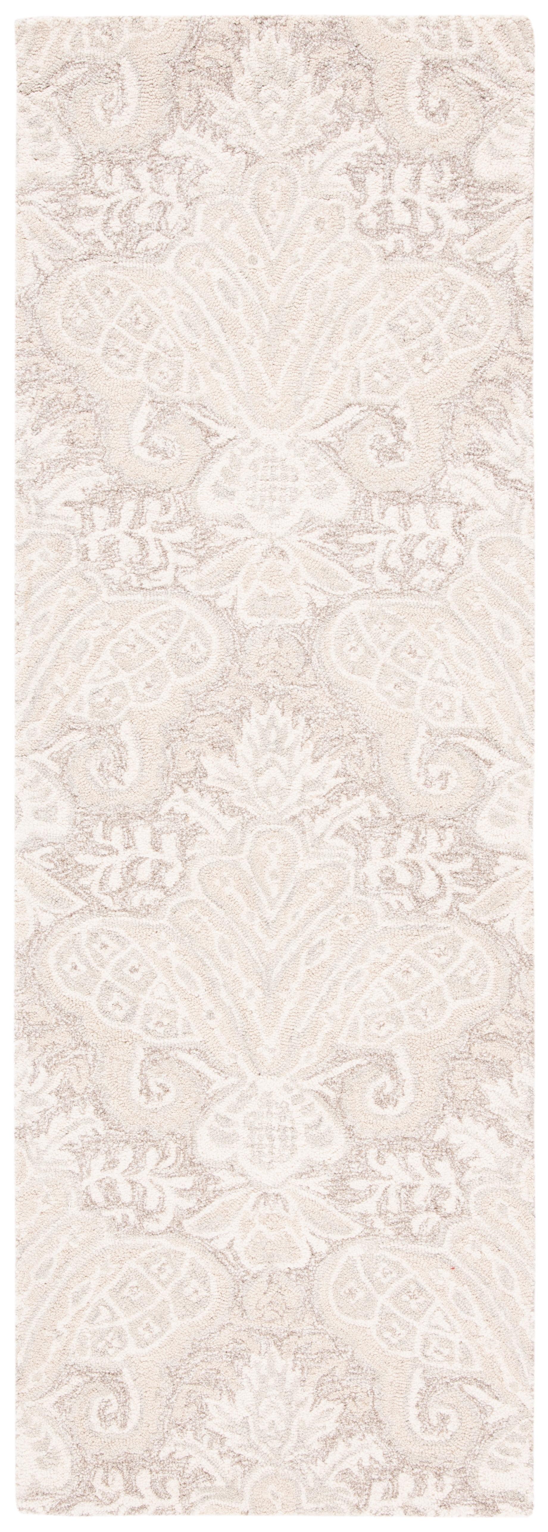 Micro-Loop MLP539 Hand Tufted Indoor Runner Rug - Beige - 2'3"x11' - Safavieh