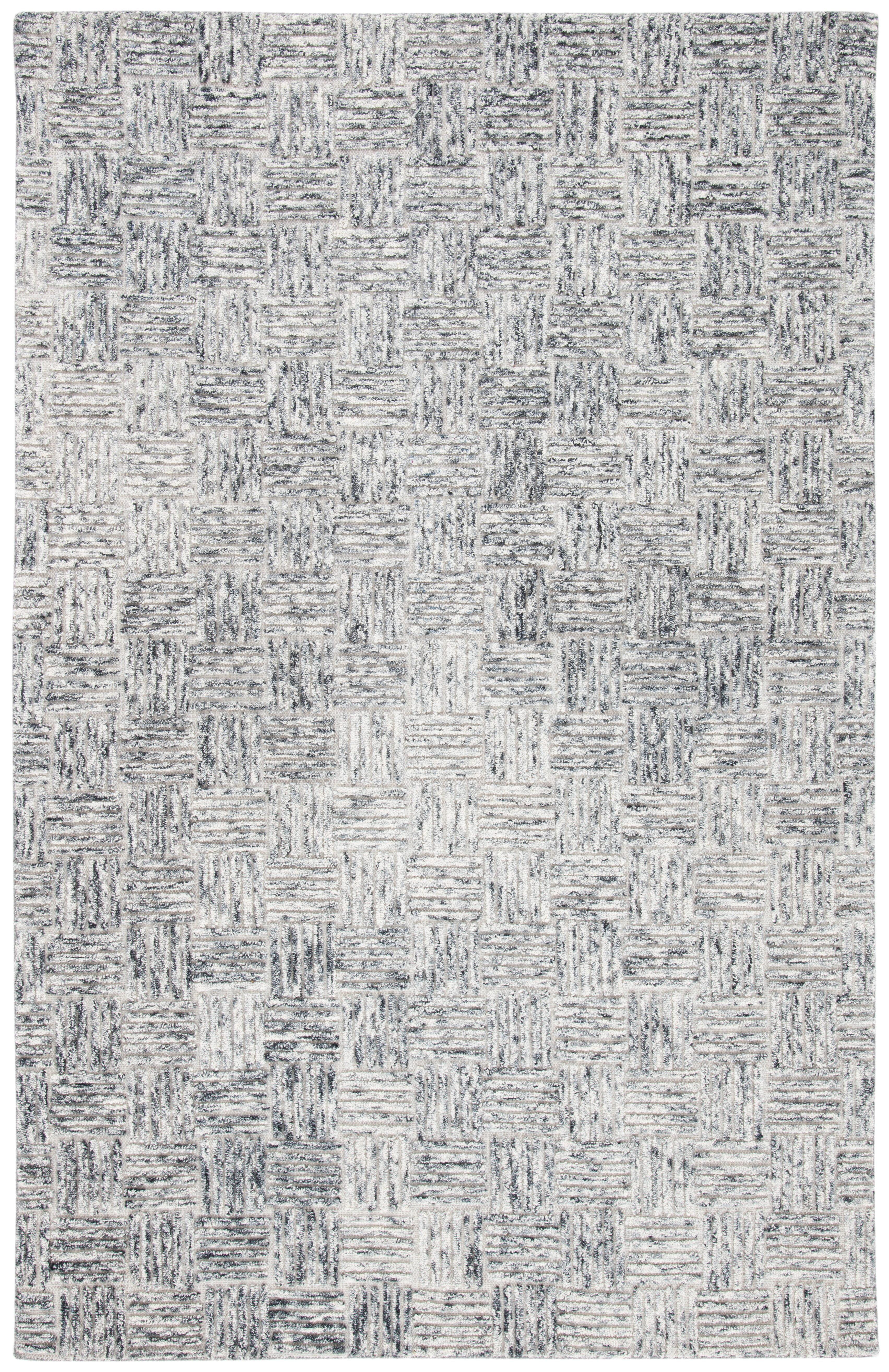 Micro-Loop MLP976 Hand Tufted Indoor Area Rug - Grey - 4'x6'- Safavieh