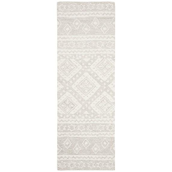 Micro-Loop MLP501 Hand Tufted Indoor Runner Rug - Beige/Ivory - 2'3"x9' - Safavieh