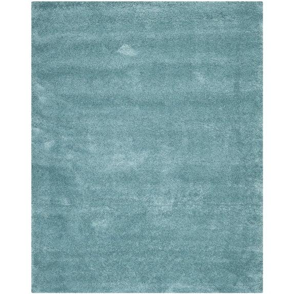 Milan Shag SG180 Power Loomed Indoor Area Rug - Aqua Blue - 8'x10' - Safavieh