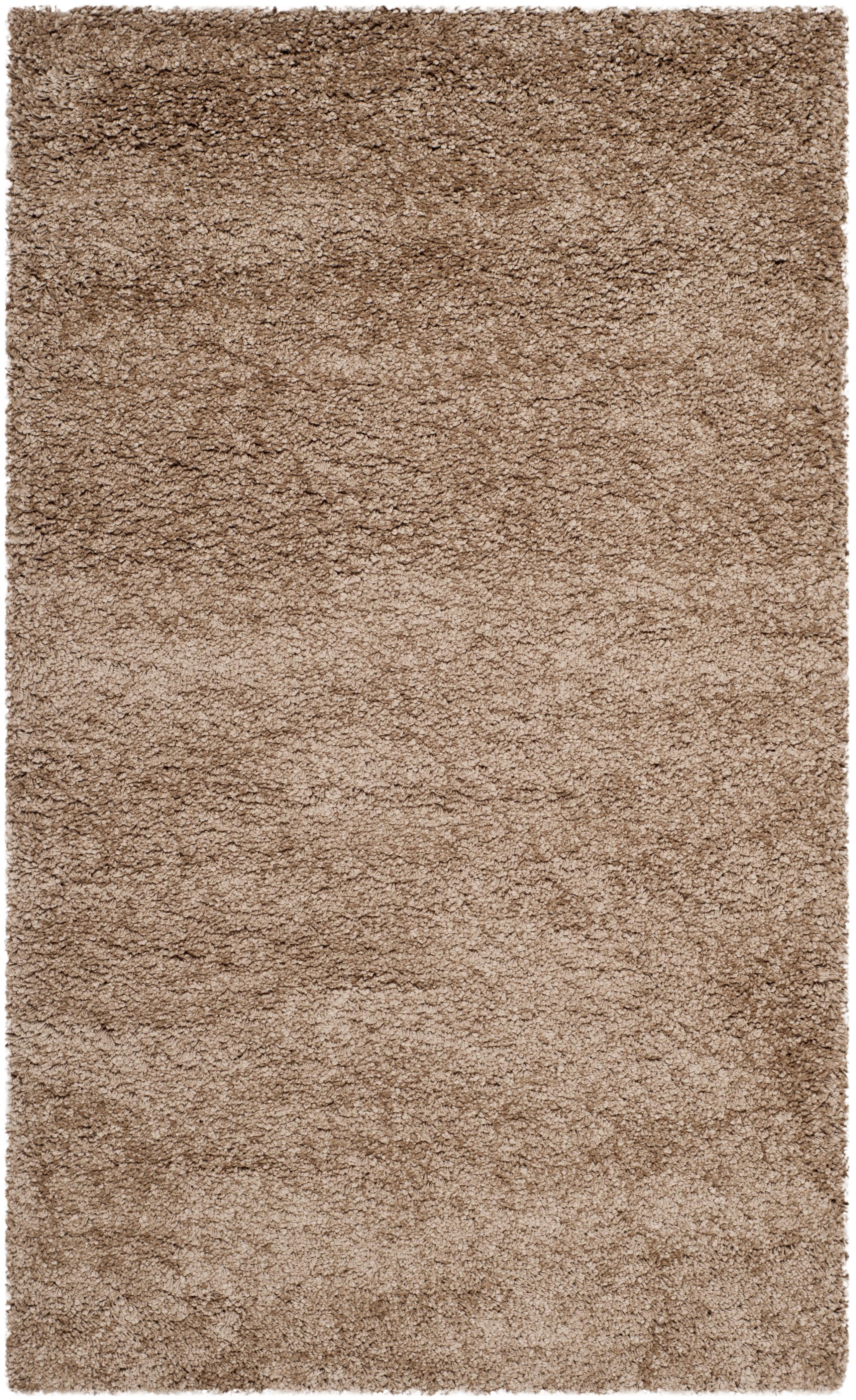 Milan Shag SG180 Power Loomed Indoor Accent Rug - Dark Beig - 3'x5' - Safavieh