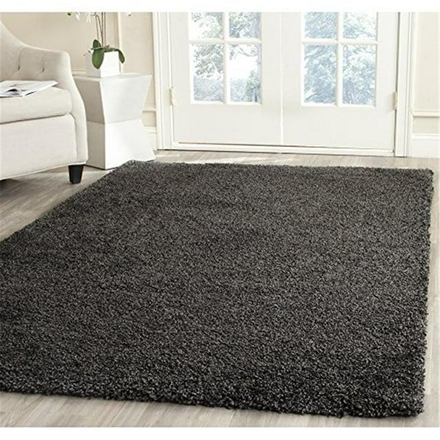 Milan Shag SG180 Power Loomed Indoor Area Rug - Dark Grey - 5'1"x8' - Safavieh