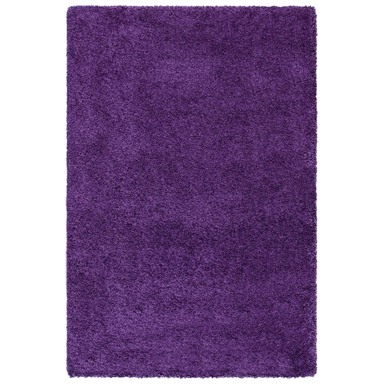 Milan Shag SG180 Power Loomed Indoor Area Rug - Purple - 7'x7' - Safavieh