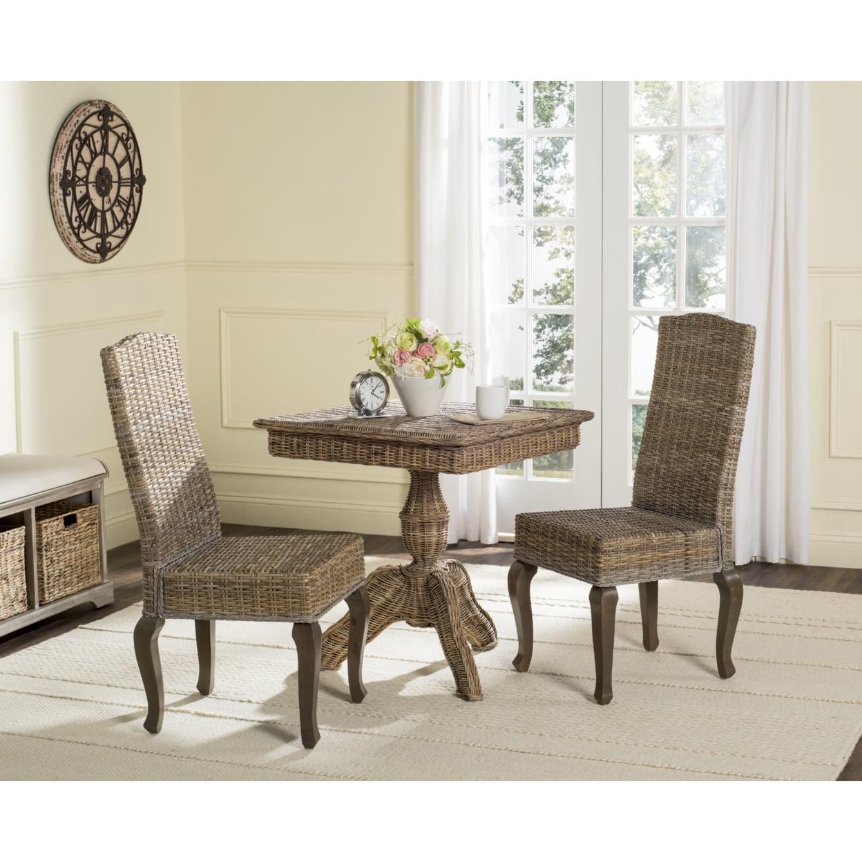 Milos Dining Chair (Set of 2) - Grey - Safavieh