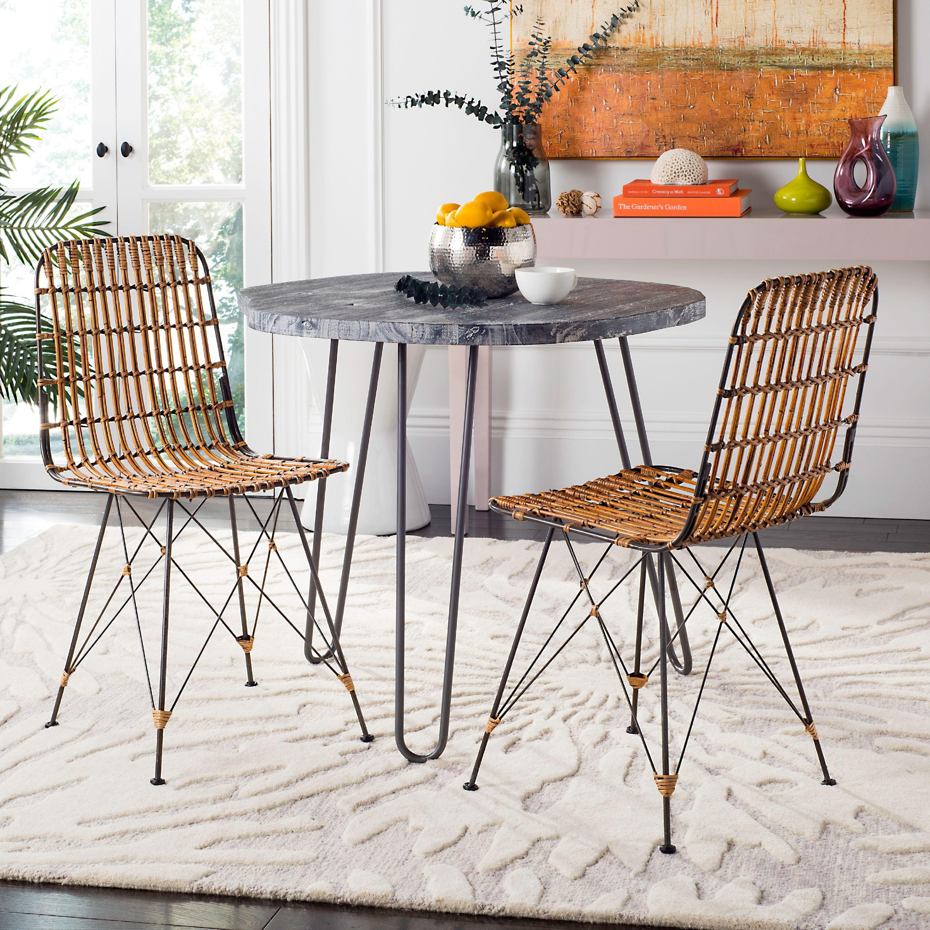 Minerva Wicker Dining Chair (Set of 2)  - Safavieh