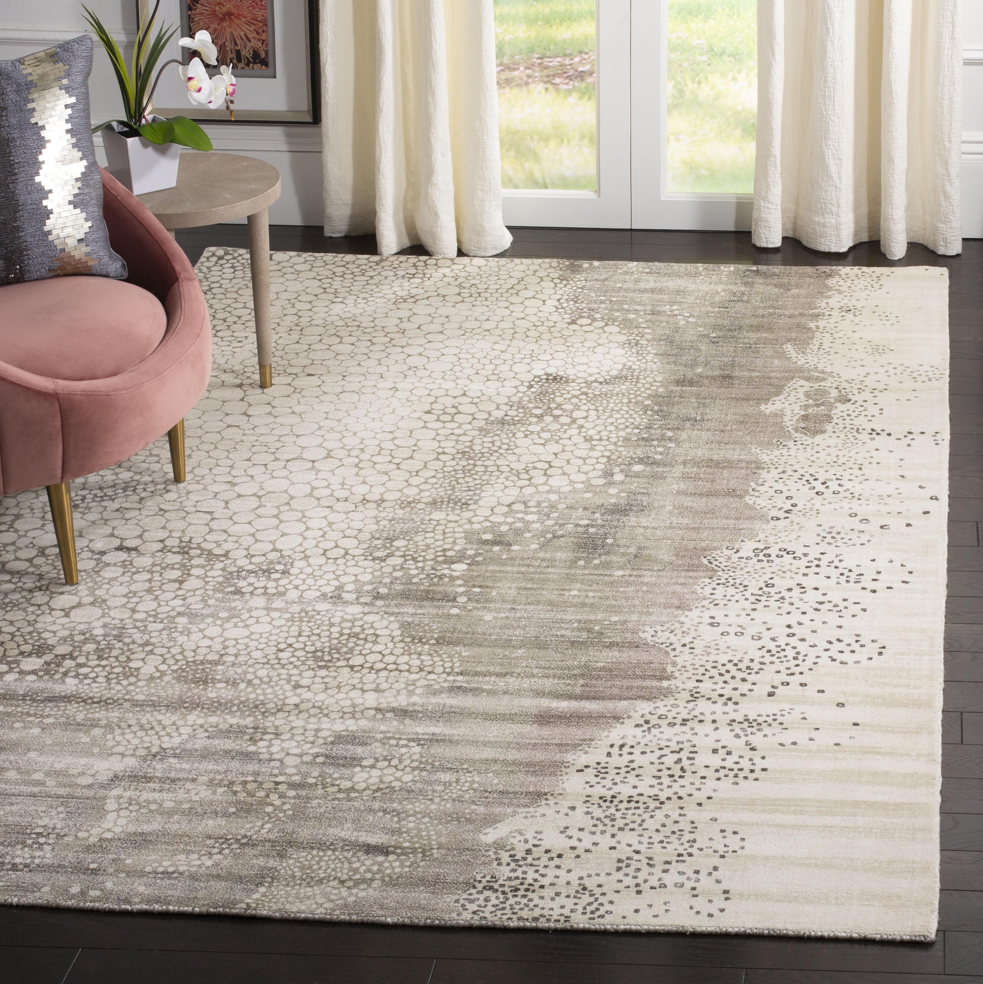 SAFAVIEH Mirage Marilou Abstract Overdyed Area Rug, Beige, 8' x 10'