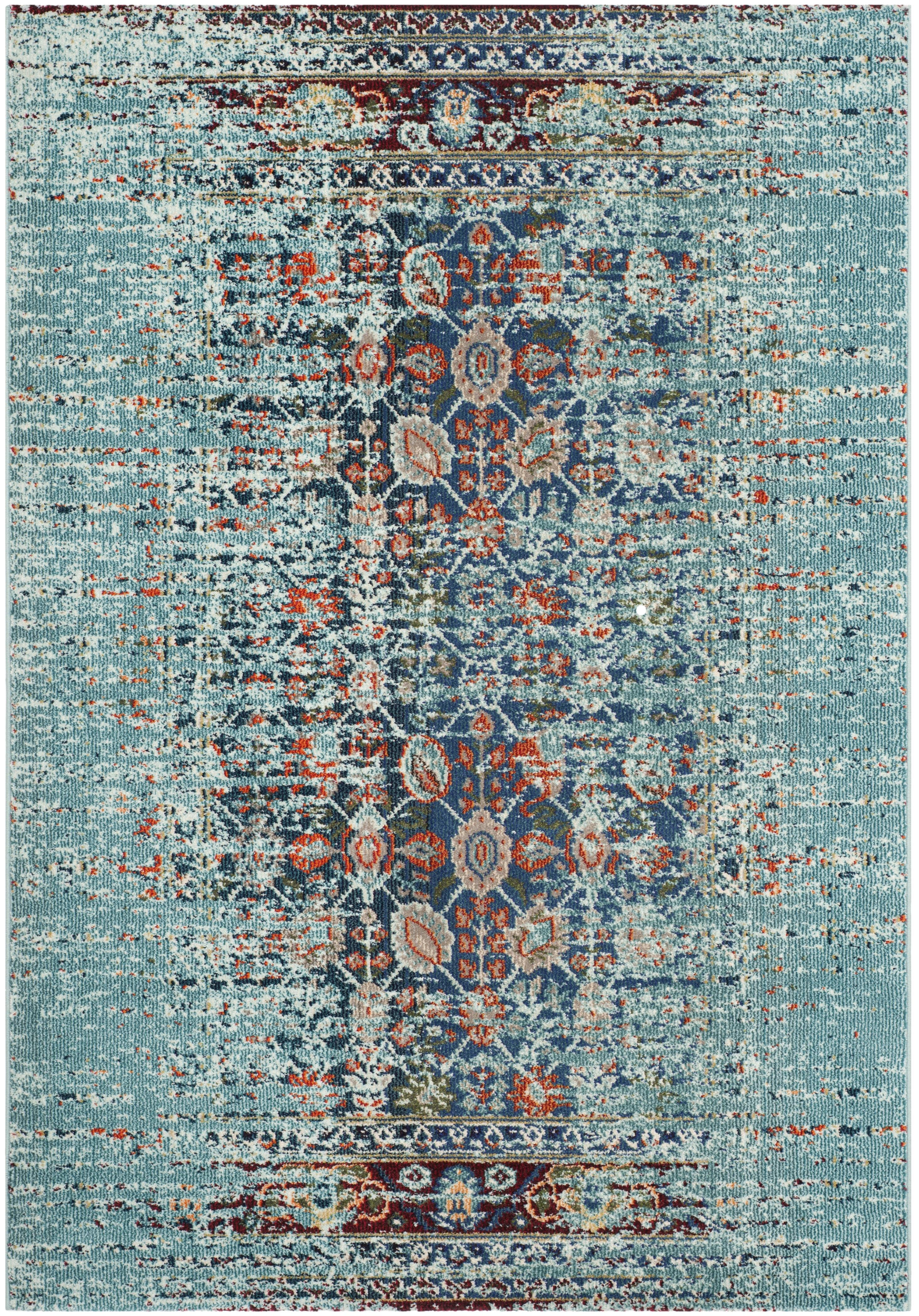 SAFAVIEH Monaco Annabelle Vintage Area Rug, Blue/Multi, 3' x 5'