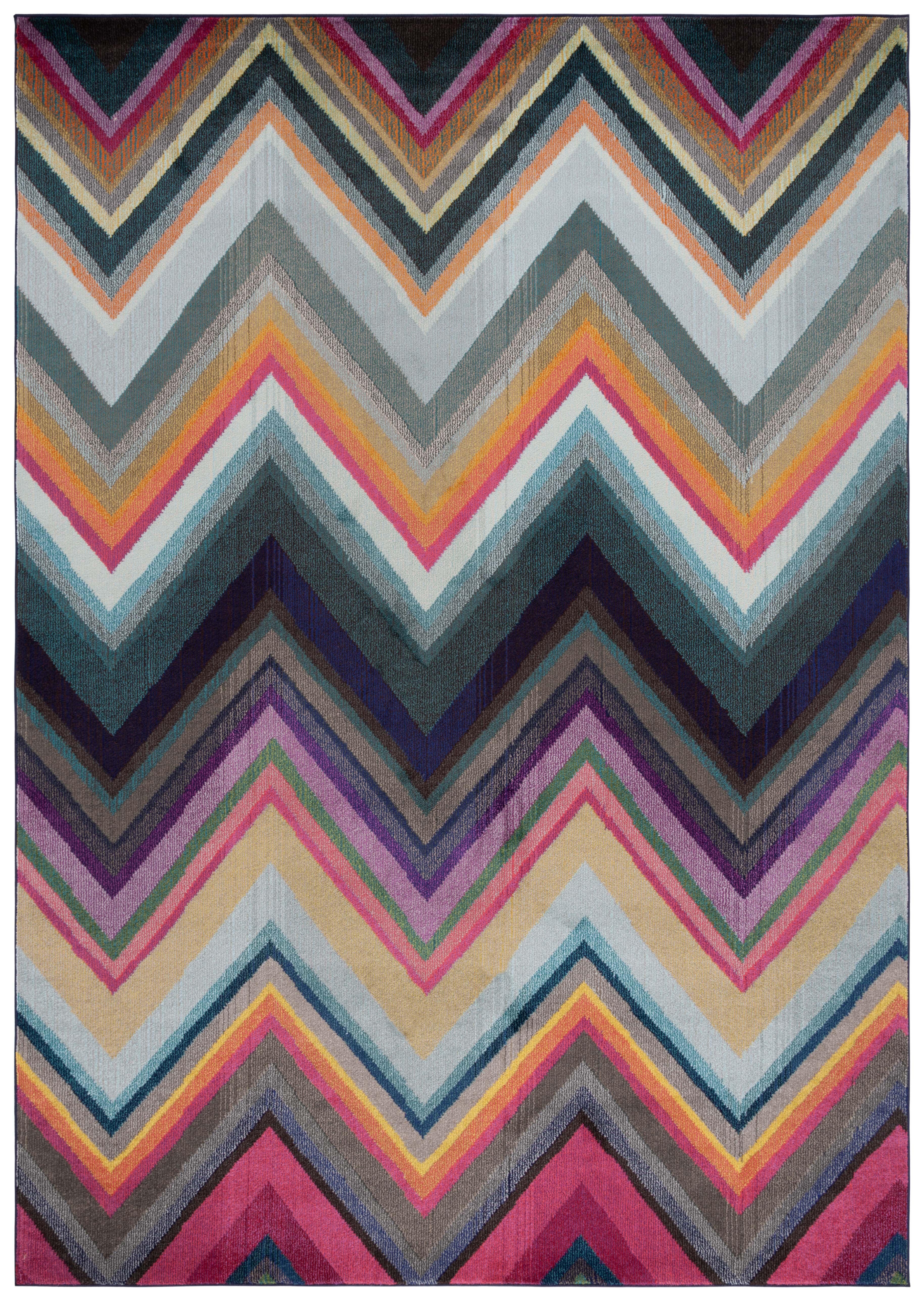 Boho-Chic Monaco Multicolor Geometric 9' x 12' Area Rug