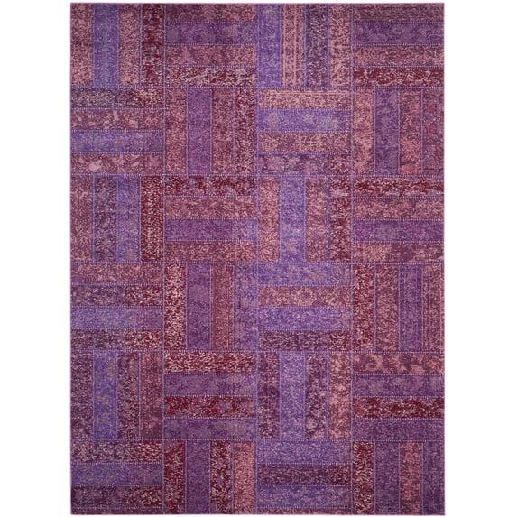 Monaco MNC214 Power Loomed Indoor Area Rug - Purple/Multi - 9'x12' - Safavieh