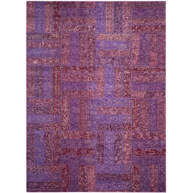 Monaco MNC214 Power Loomed Indoor Area Rug - Purple/Multi - 9'x12' - Safavieh